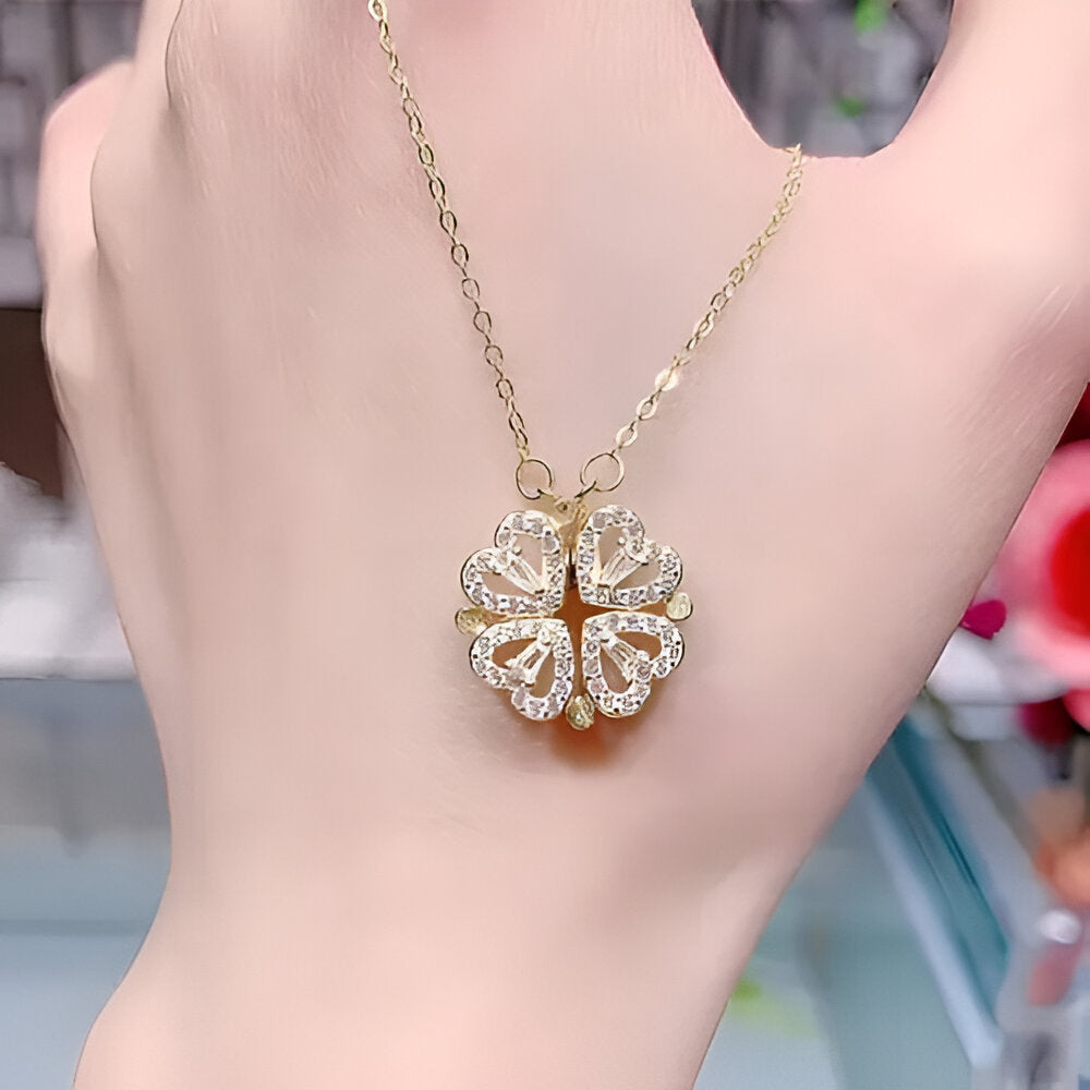 Collar Trébol de Corazones