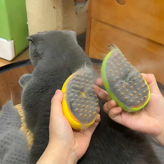 Cepillo De Vapor Para Gatos 3 En 1