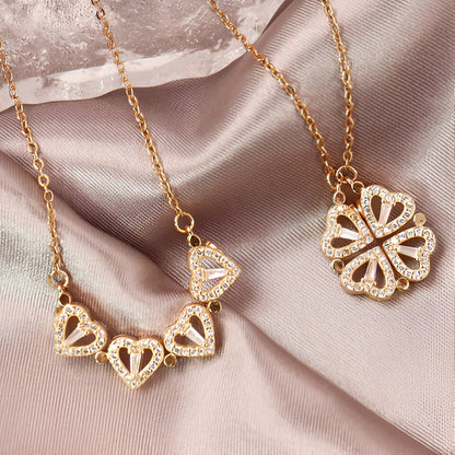 Collar Trébol de Corazones